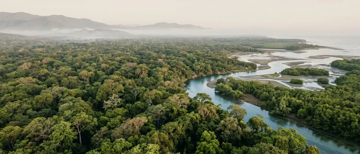 Dosel forestal y humedal para manifestación de impacto ambiental