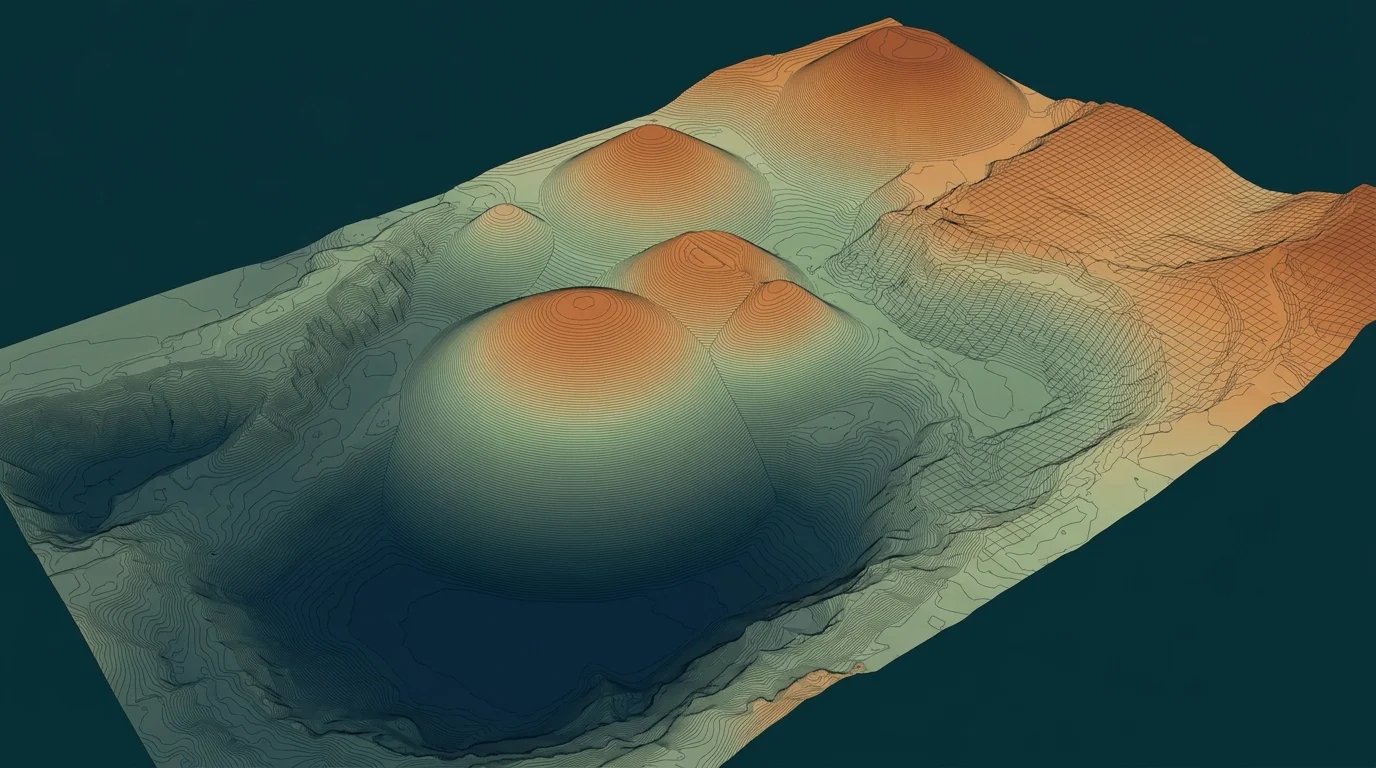 Modelo volumétrico 3D de inventario de stockpiles y patios de mineral