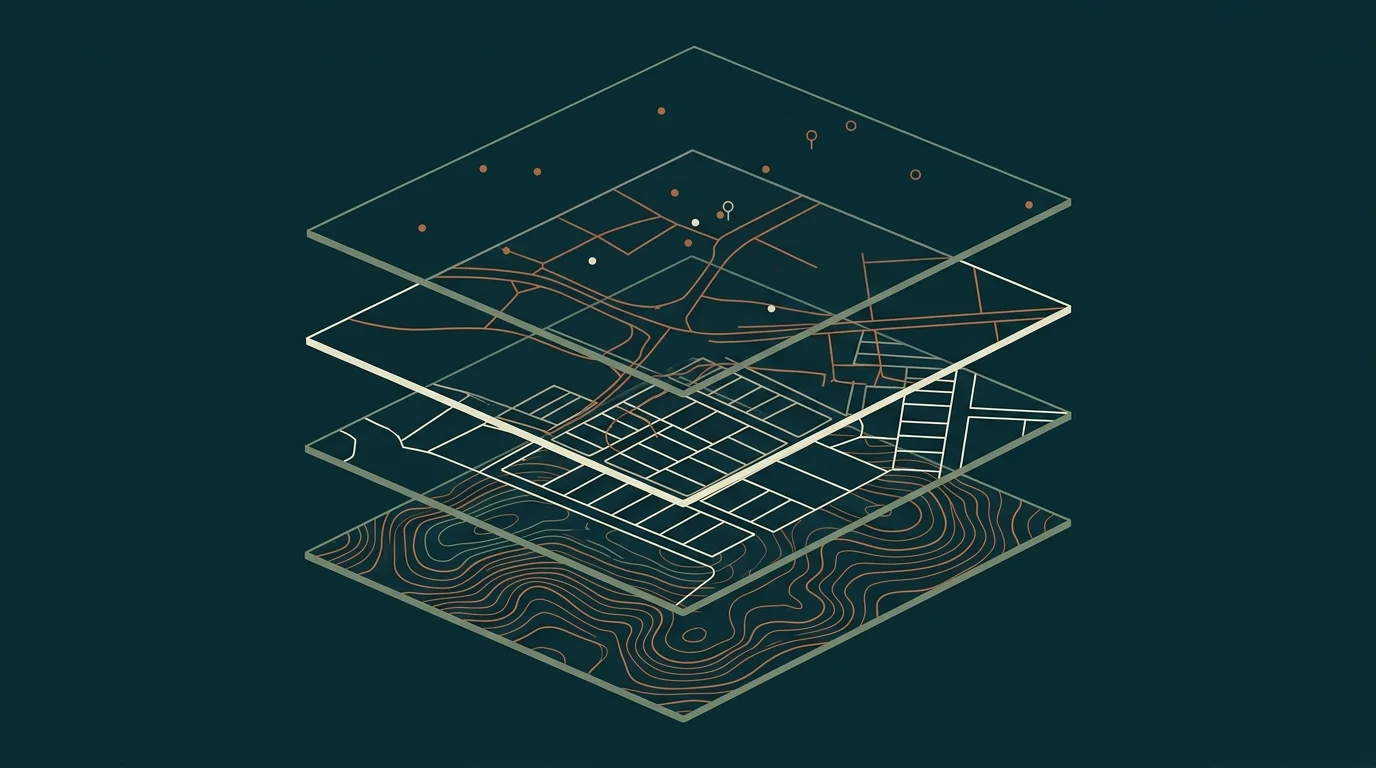 Estructuración de capas vectoriales CAD y SIG: predios, curvas, vialidades